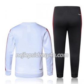 Dětské AC Milán Tréninkový Mikina Soupravy 2017-18 Bílá